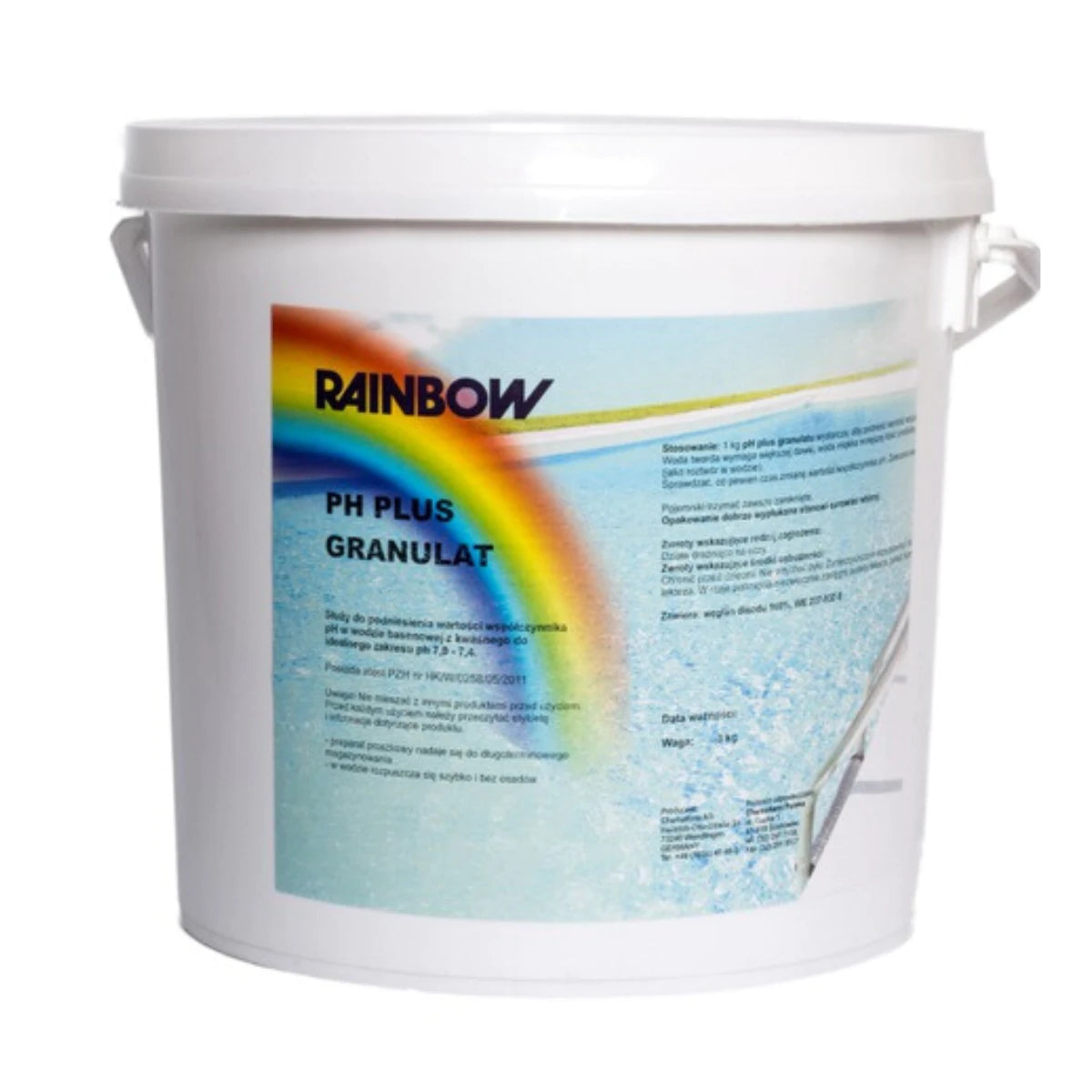 <transcy>RAINBOW pH Plus Granulat 1 KG</transcy>